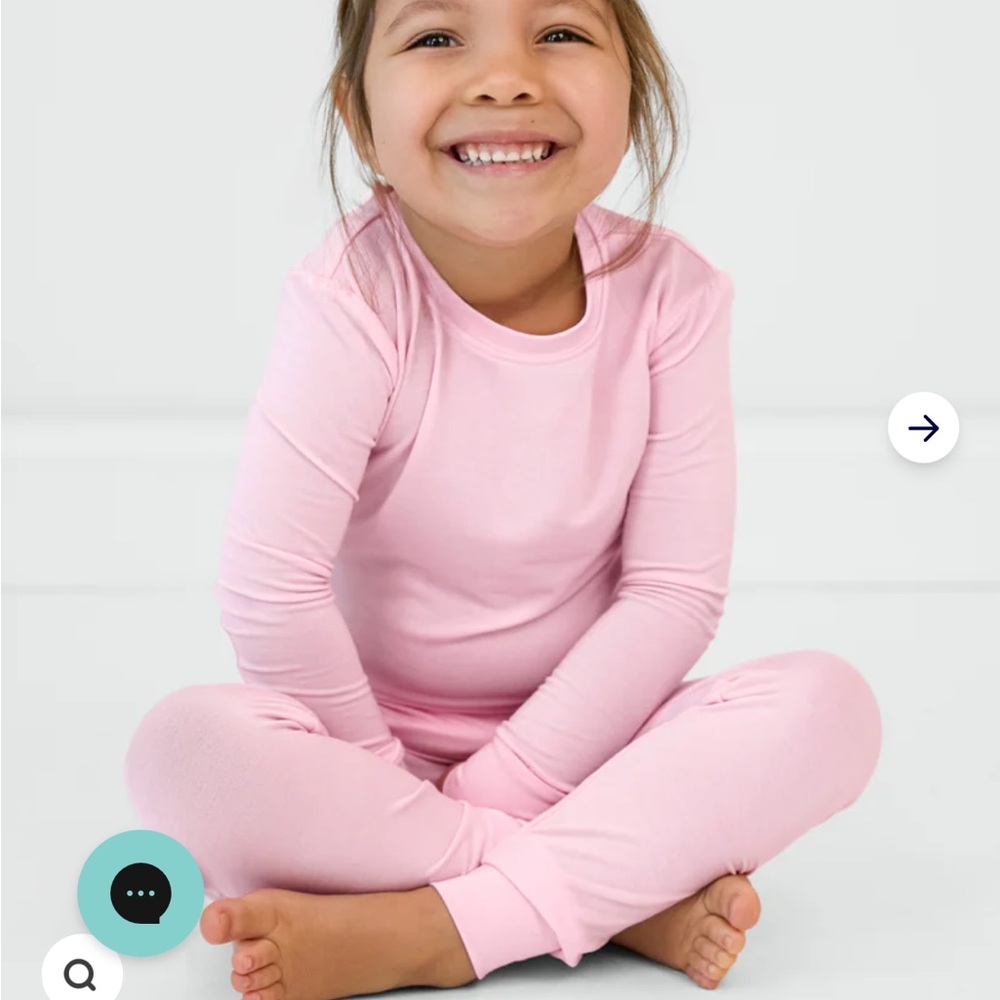 Posh Peanut Pink Kids Pajama Set
